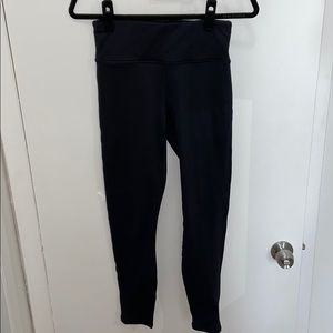 NWOT Fabletics Warm Winter Black Leggings Sz S